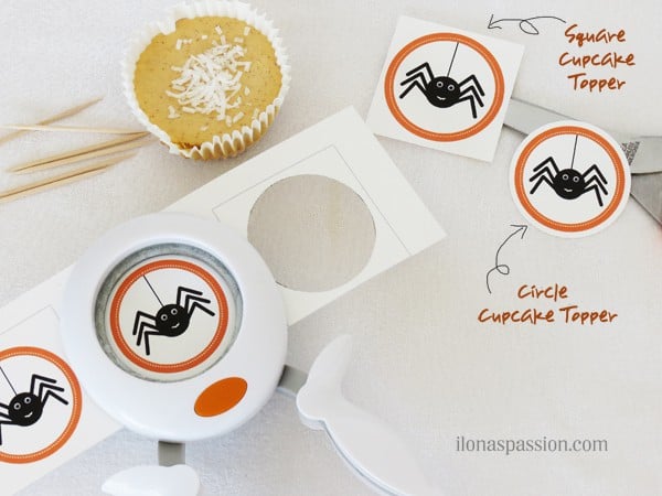 DIY Make Your Own Cupcake Toppers + Free Halloween Printable I ilonaspassion.com