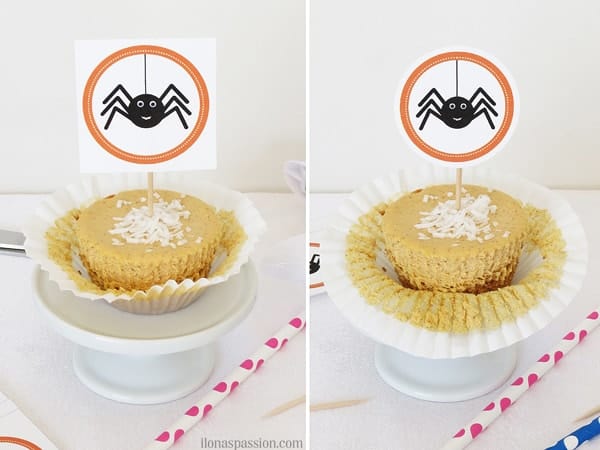 DIY Make Your Own Cupcake Toppers + Free Halloween Printable I ilonaspassion.com