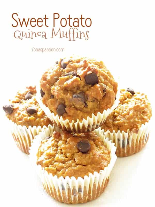 Sweet Potato Quinoa Muffins by ilonaspassion.com