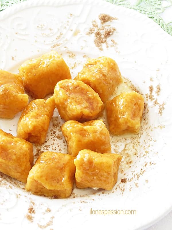 Sweet Potato Gnocchi by ilonaspassion.com