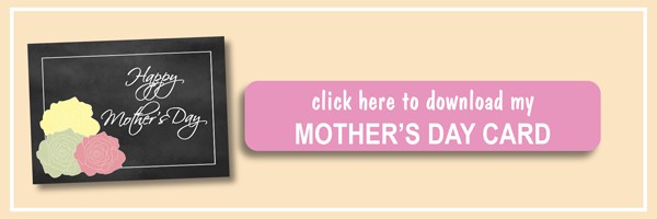 Free Printable Mother's Day Card - Free Chalkboard Printable Mother's Day cards ready for download. Beautiful design with chalkboard and colorful roses. Great selection for FREE! by ilonaspassion.com I @ilonaspassion