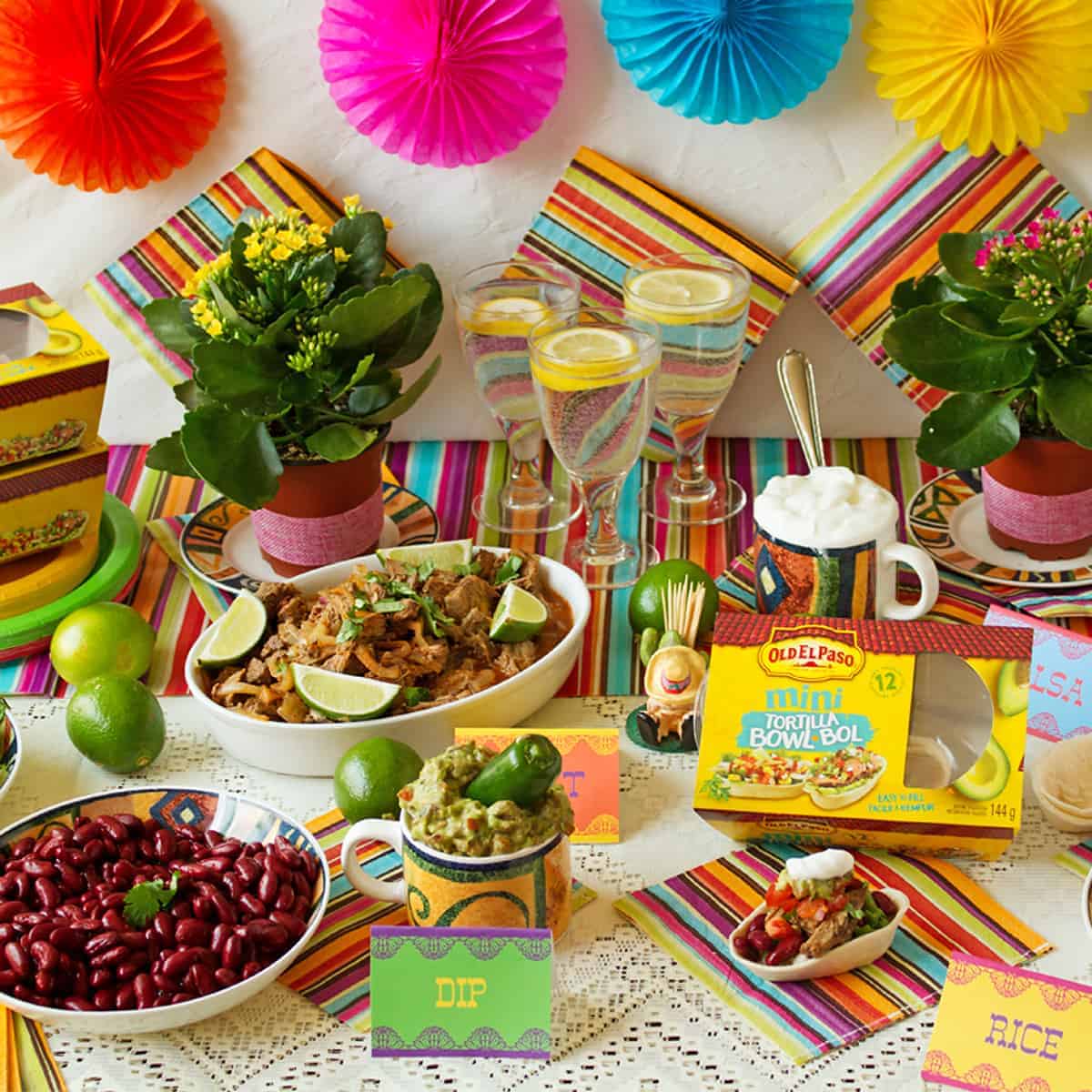 Mexican Buffet Decoration Ideas