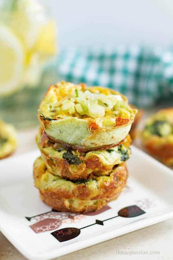 Breakfast egg muffin cups are healthy, nutrisious and delicious recipe by ilonaspassion.com I @ilonaspassion