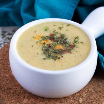 Broccoli Cheddar Soup with Bacon - Ilona's Passion