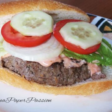 Hamburger Recipe with Veggies and Sauce by ilonaspassion.com