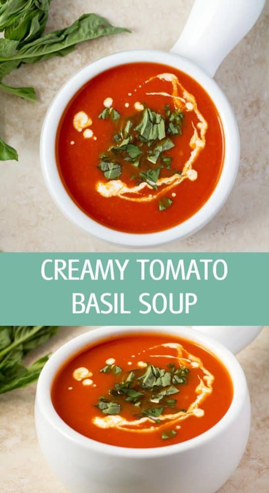 Homemade Tomato Basil Soup - Ilona's Passion
