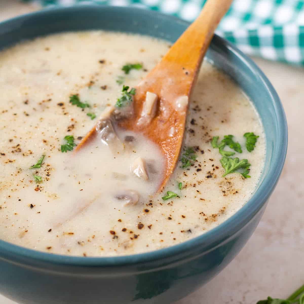 Homemade Cream of Mushroom Soup - Ilona's Passion