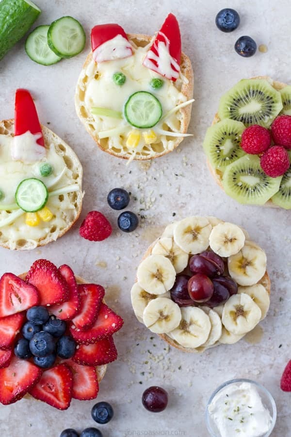 Open Faced Afternoon Tea Sandwiches