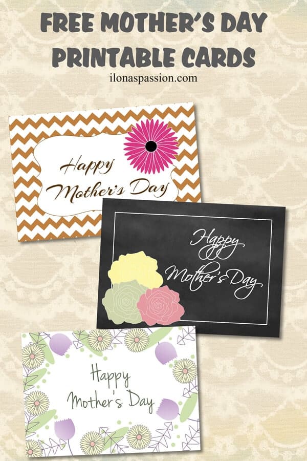 Are you looking for some gift ideas for Mom? Check it on ilonaspassion.com FREE Printable "Happy Mother's Day" Card and lots of gift ideas for mom I @ilonaspassion