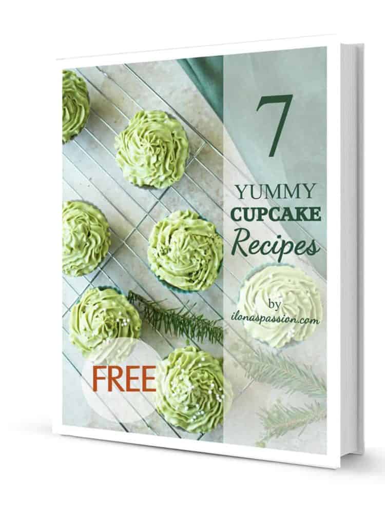 The FREE ebook with the most popular cupcake recipes form the blog. Great for parties! by ilnaspassion.com ! @ilonaspassion