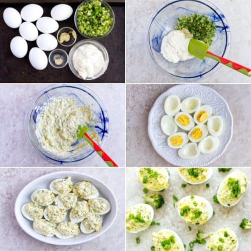 Broccoli & Mayonnaise Easy Deviled Eggs - Ilona's Passion