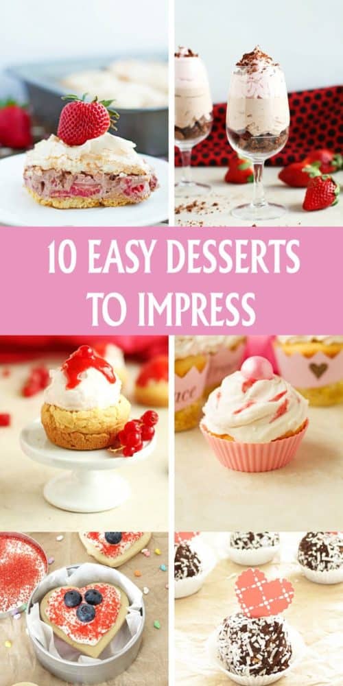 10 Easy desserts to impress recipes with pictures made from scratch at home by ilonaspassion.com I @ilonaspassion