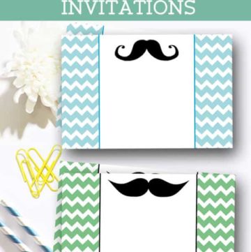 2 free mustache baby shower invitations are perfect for the party. They can be also used for little man birthday party. Two colors to choose from! by ilonaspassion.com