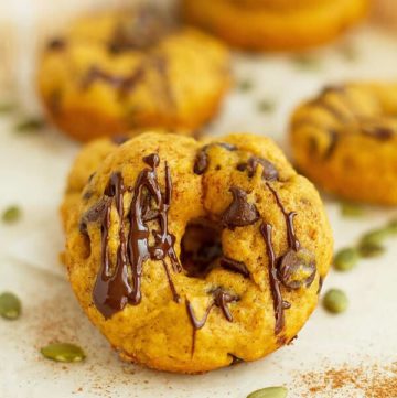 Perfect for fall parties 12 mini donuts. Your guests will love these!