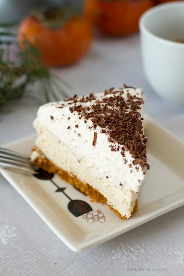 Eggnog Cheesecake with Whipped Cream