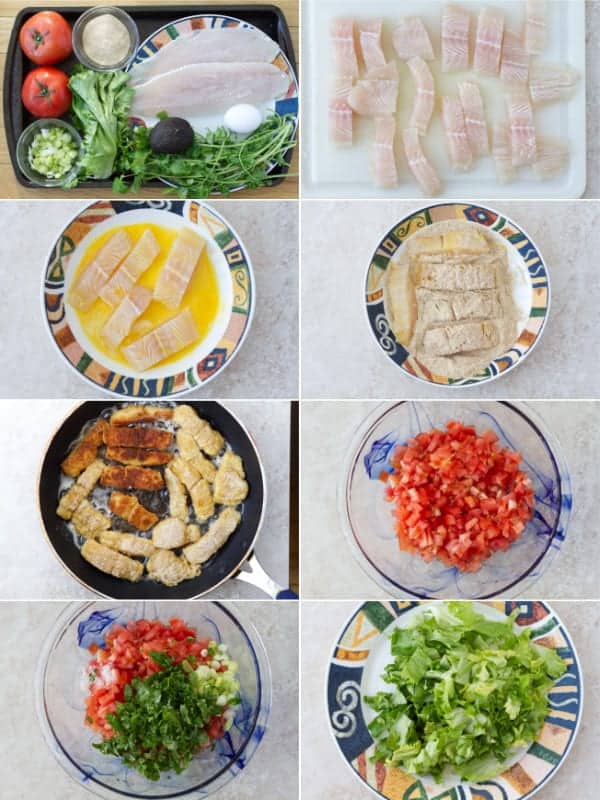Step by step on how to make fish tacos recipe by ilonaspassion.com I @ilonaspassion