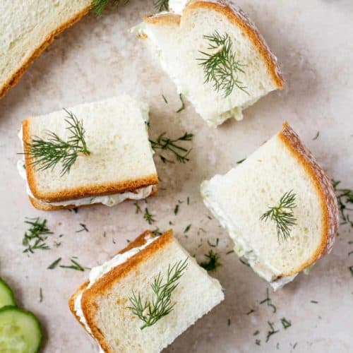 Finger Cucumber Sandwiches - Ilona's Passion