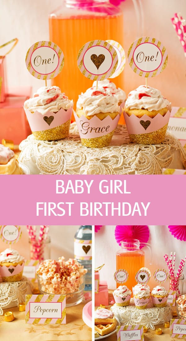 Recipes, ideas and pink decor themes for birthday.
