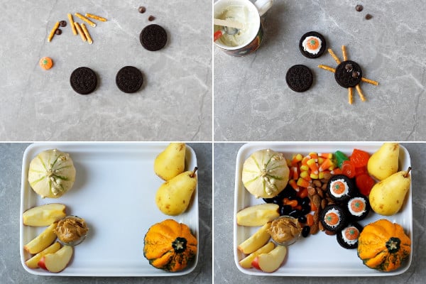 Oreo spiders, fall candies.