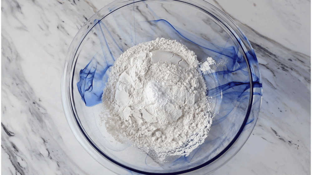 All-purpose flour in a bowl.